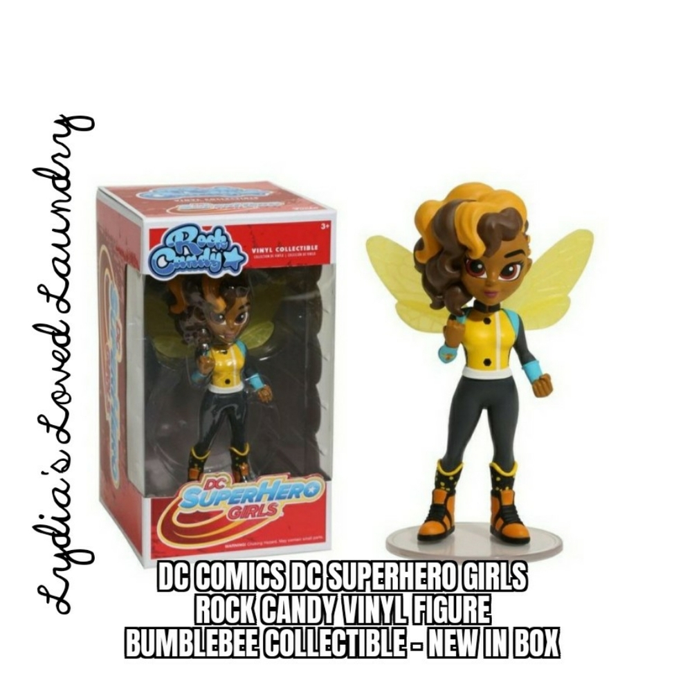 💥 5/$10 Bumblebee Rock Candy Vinyl Figure Superhero DC Comics New Collectible
